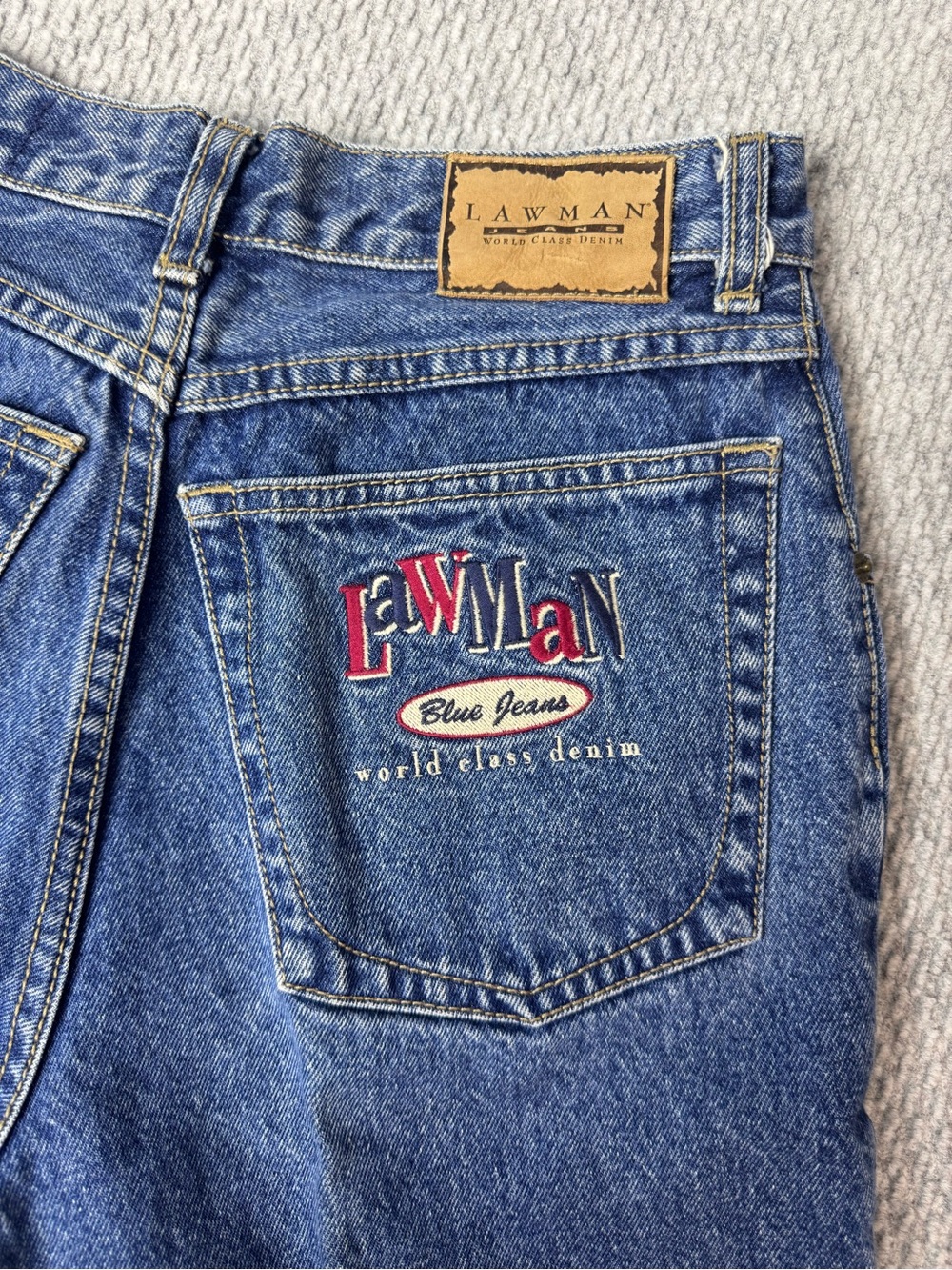 Vintage Lawman Blue Jeans